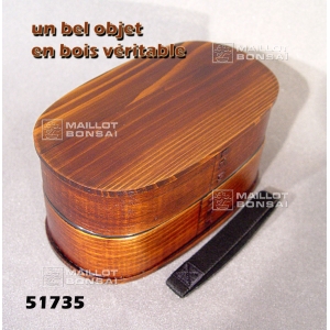 Bento en bois véritable 51735-4