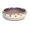 K1 round riveted pot ivory
