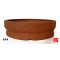 Round riveted bonsai pot 13.5cm O14