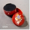 Mini bento  ronde rouge 0572292