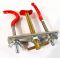 Adjustable chrome-plated vise 80 mm