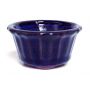 D2 curved-lip blue mini pot