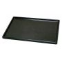 Soucoupe plastique noire. 30*20 cm 10 DX