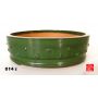 Pot rond à rivets vert 505 mm. O14
