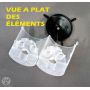 LOT de 5 rooter pot ® BABY systéme de marcottage