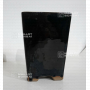coloured glazed pot black