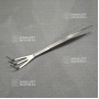 Griffe pincette 215 mm inox ryuga