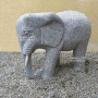 elephant en granite 55 cm.