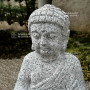 bouddha en granite 40 cm.