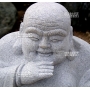 bouddha en granite ventru 60 cm.