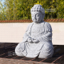bouddha en granite 50 cm.