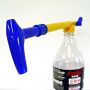 Spray attachment for soda bottle